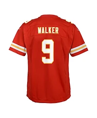 Nike Big Boys and Girls Kenneth Walker Iii Red Kansas City Chiefs Game Jersey