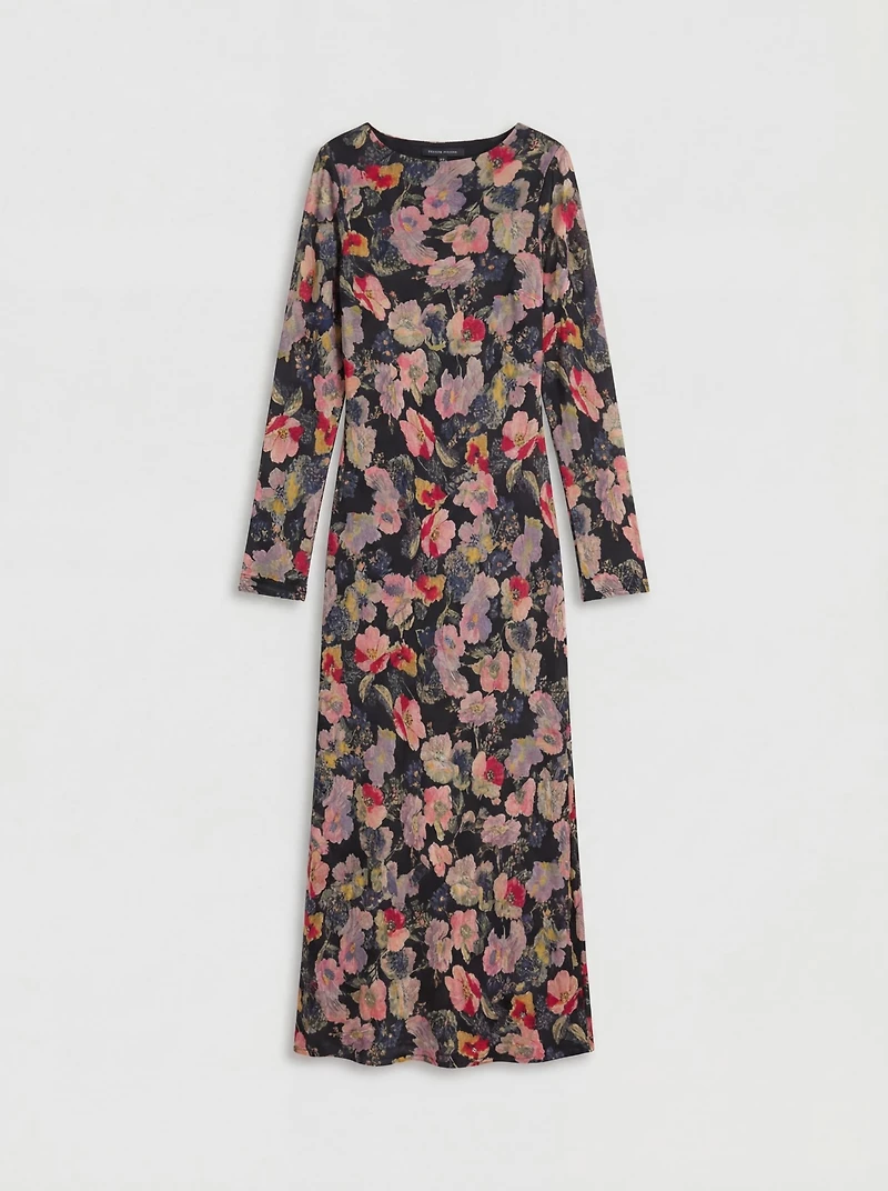 Warehouse Women's Floral Bias Cut Scoop Back Midaxi Dress
