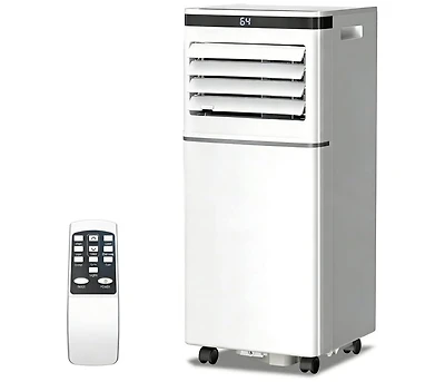 Antartic Star 8000 Btu Portable Air Conditioner, Compact Ac Unit with Remote, Adjustable Thermostat, Sleep Mode, 24H Timer, Window Kit