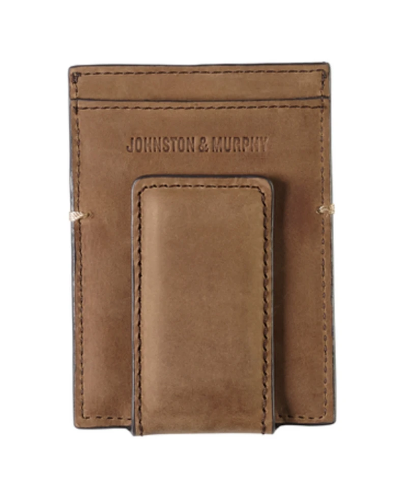 Johnston & Murphy Men's Magnetic Front Pocket Wallet
