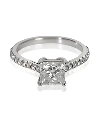 Pre-Owned Tiffany & Co 0.99 ct Princess Diamond Novo Engagement Ring