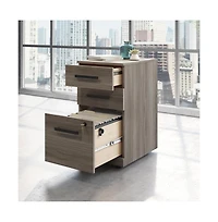 Sauder Affirm Commercial Office File Cabinet, Hudson Elm finish