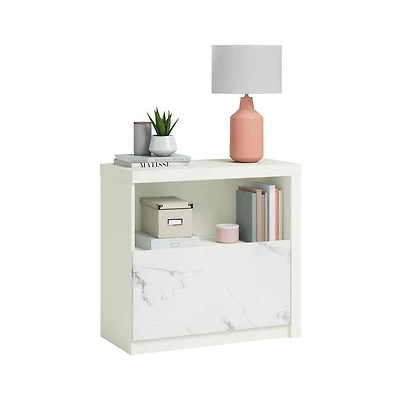 Sauder Hudson Court File Cabinet, Pearl Oak finish
