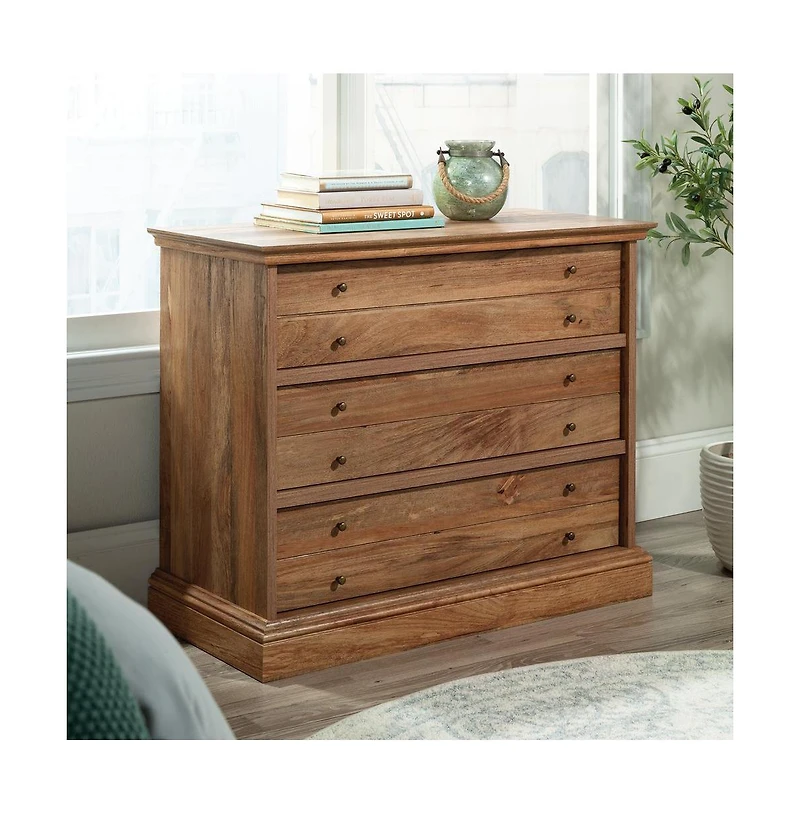 Sauder Barrister Lane Chest, For TVs up to 40inch , Sindoori Mango finish