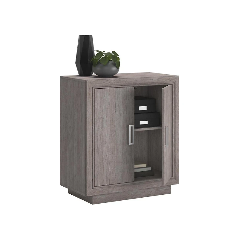 Sauder Hayes Garden Storage Cabinet, Ashen Oak finish