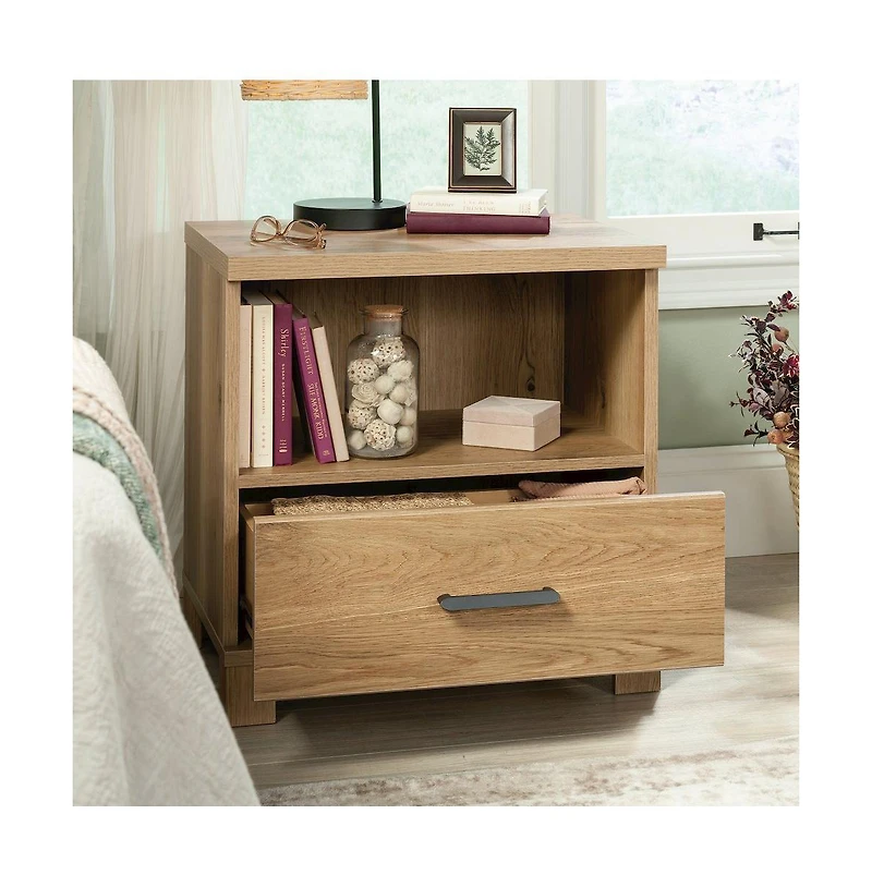 Sauder Rosedale Ranch Night Stand, Timber Oak finish