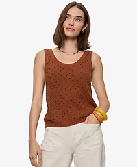 Sanctuary Women's Dune Studded Scoop Neck Sweater