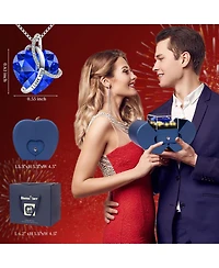 Gnuadz Preserved Rose Love Necklace Gift for Women