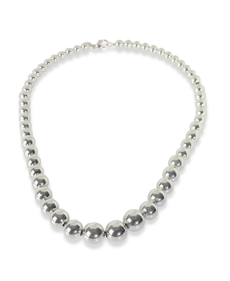 Pre-Owned Tiffany & Co Sterling Silver HardWear Ball Necklace