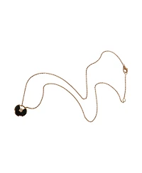 Pre-Owned Cartier Rose Gold Diamond Extra Small Model Amulette Necklace