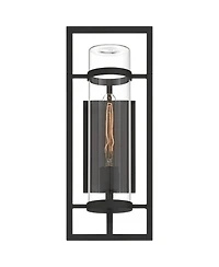 Possini Euro Design Castello High Modern Outdoor Wall Light Fixture Mount Porch House Set of 2 Marine Grade Finish