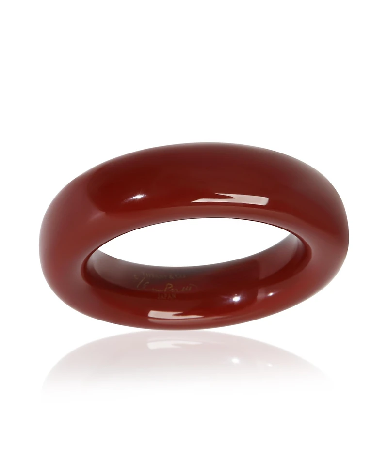 Pre-Owned Tiffany & Co Elsa Peretti Red Lacquer Bracelet