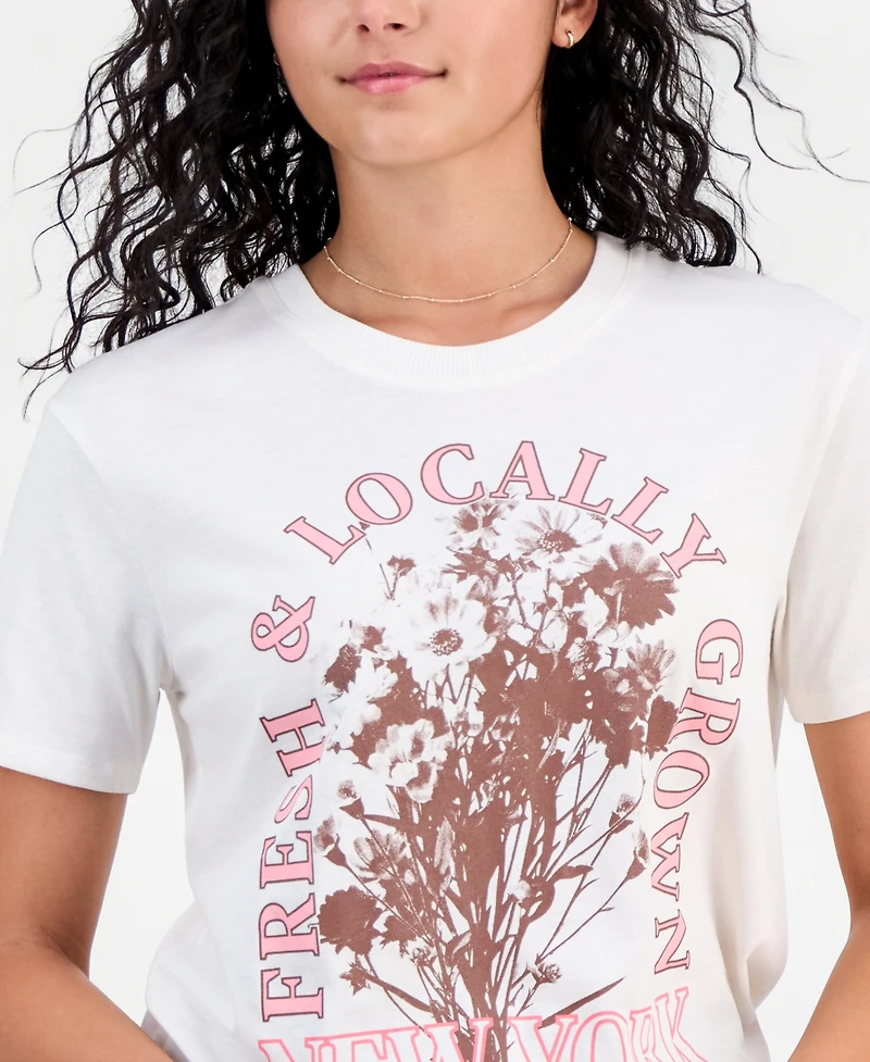 Self Esteen Juniors' New York Botanical Garden T-Shirt