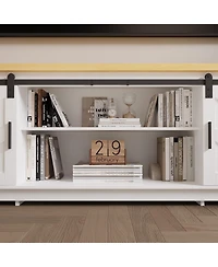 Homsee Large Tv Stand with 4 Drawers, Media Console