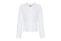 Olsen Women's Mixed Media Jersey Jacket