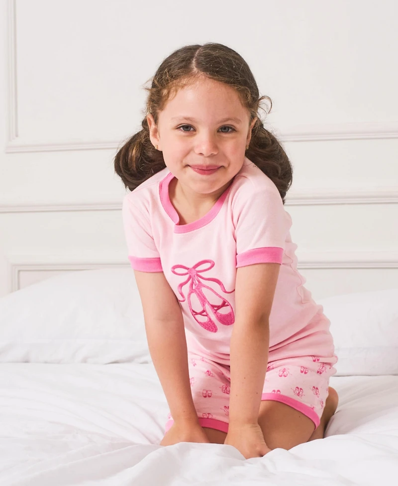 Leveret Toddler Girls Matching Family Two-Piece Cotton Pajamas
