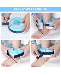 Sportneer Foam Aquatic Cuffs Water Aerobics Float Ring with Adjustable Webbing Pool Exercise Workout Set Water Ankle Ring