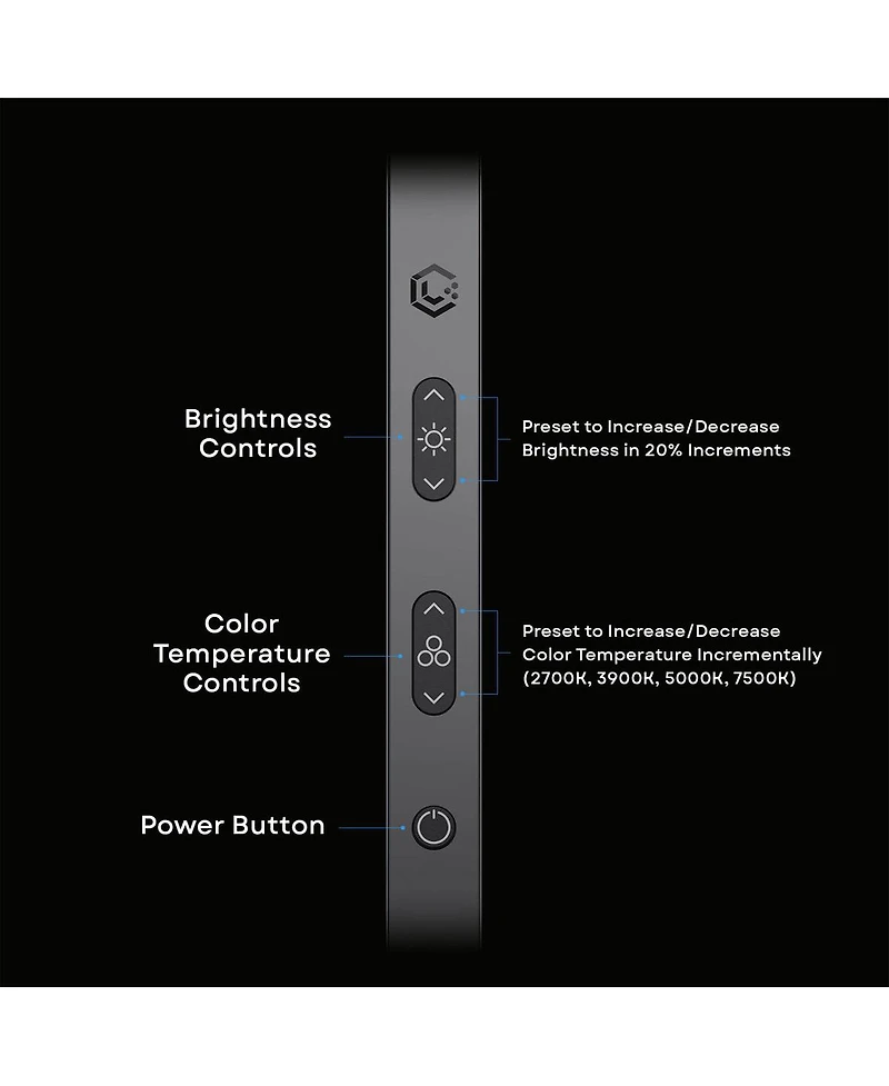 Lume Cube Edge Desk Light with Clamp