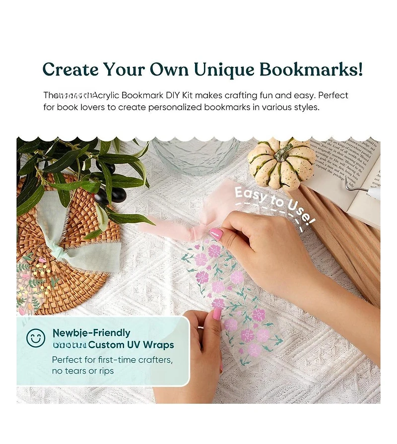 Gnuadz Bookmark Making Kit Booklover Diy Craft Gift