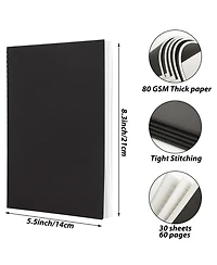 Gnuadz A5 Lined Journal Notebook Travel Writing School Office Bulk