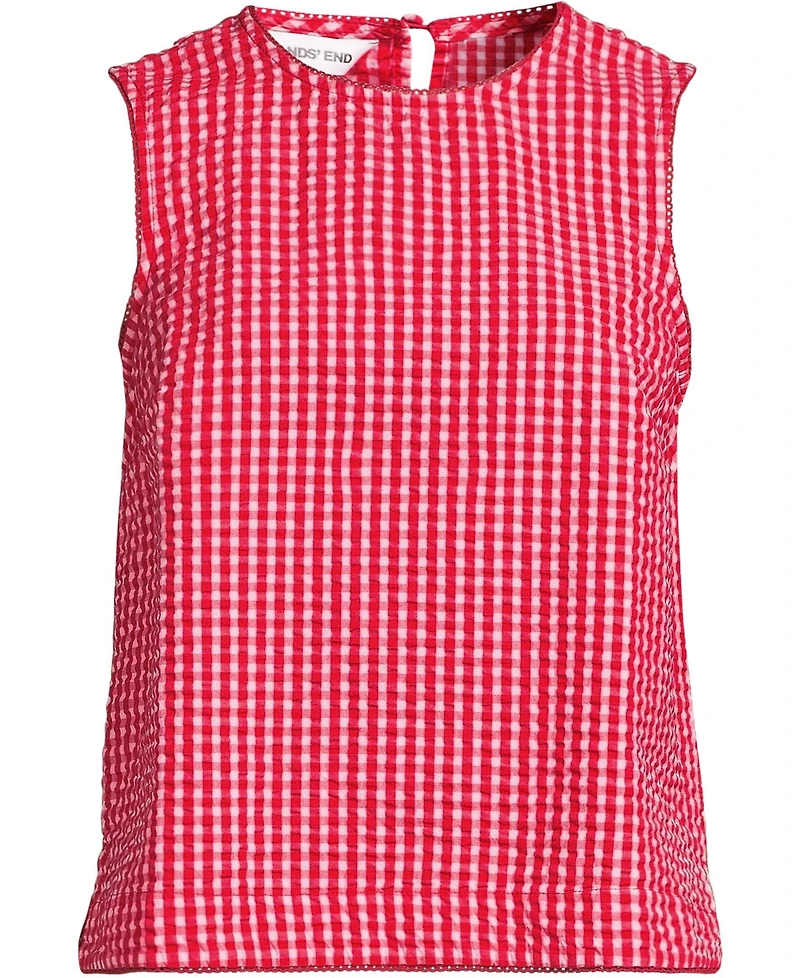 Lands' End Women's Seersucker Matchback Shell