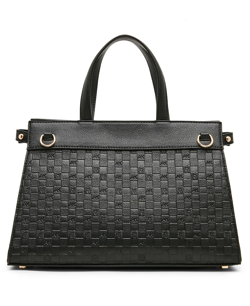 Anne Klein Embossed Medium Satchel Handbag