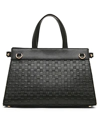 Anne Klein Embossed Medium Satchel Handbag