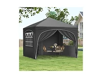 Boyel Living 10 X Ft Pop up Canopy Tent with 4 Removable Sidewalls