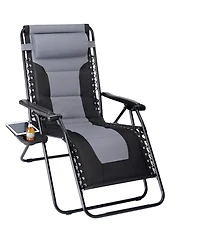 Yiortwo Zero Gravity Recliner Chair Folding Outdoor Lounge with Cushion