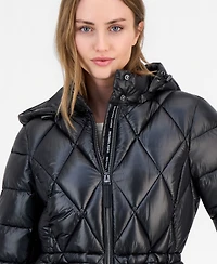 Michael Kors Women's Hooded Anorak Packable Puffer Coat, Macy's Exclusive