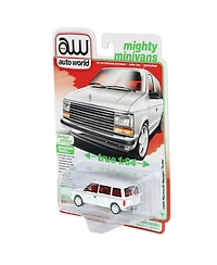 Auto World 1/64 1989 Plymouth Voyager Replica Turbo, Mighty Minivans Series