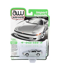 Auto World 1/64 1993 Mitsubishi 3000GT Vr-4 Replica, Zurich Pearl, Import Legends Series