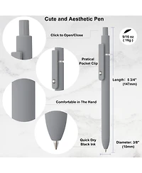 Gnuadz Cute Retractable Gel Pens 0.5mm Quick Dry Smooth Writing