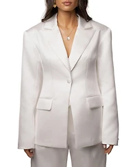 Jluxlabel Women's Victoria Satin Blazer