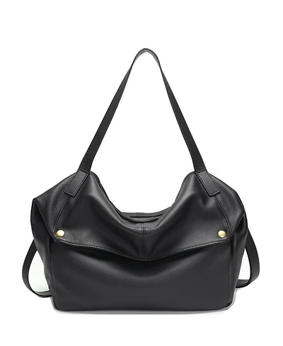 Susu Sia Large Pebbled Leather Hobo Bag Slouchy Shoulder with Adjustable Crossbody Strap Soft Everyday Tote Purse for Women