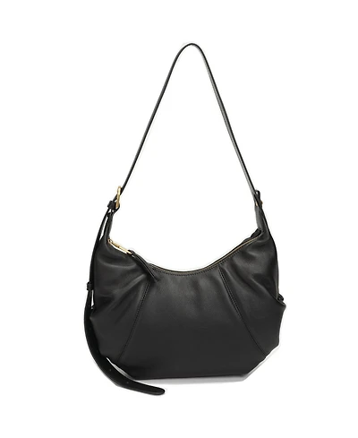 Susu Nova Leather Crescent Hobo Medium Shoulder Bag Slouchy Half-Moon Dumpling