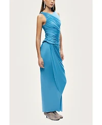 Nocturne Women's Draped Sleeveless Maxi Dress