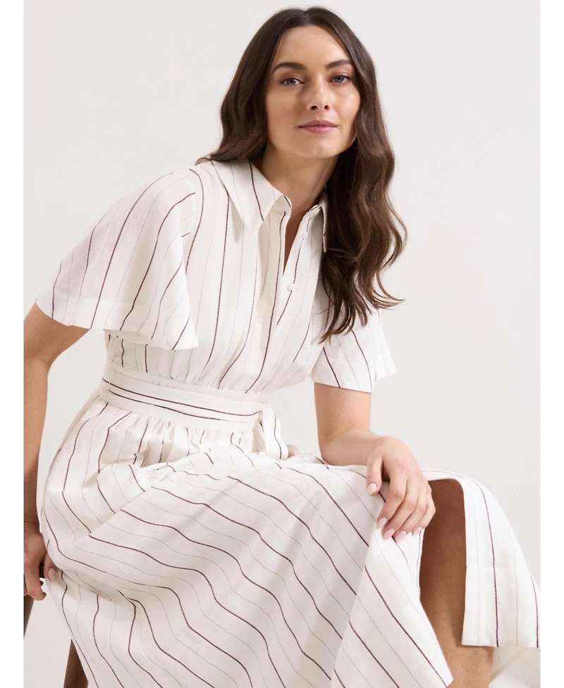Phase Eight Women's Marielle Striped Shirt Dress
