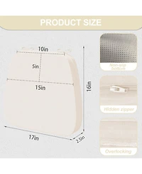 Gnuadz Chair Cushions Dining Waterproof Non-slip Foam Pads With Ties