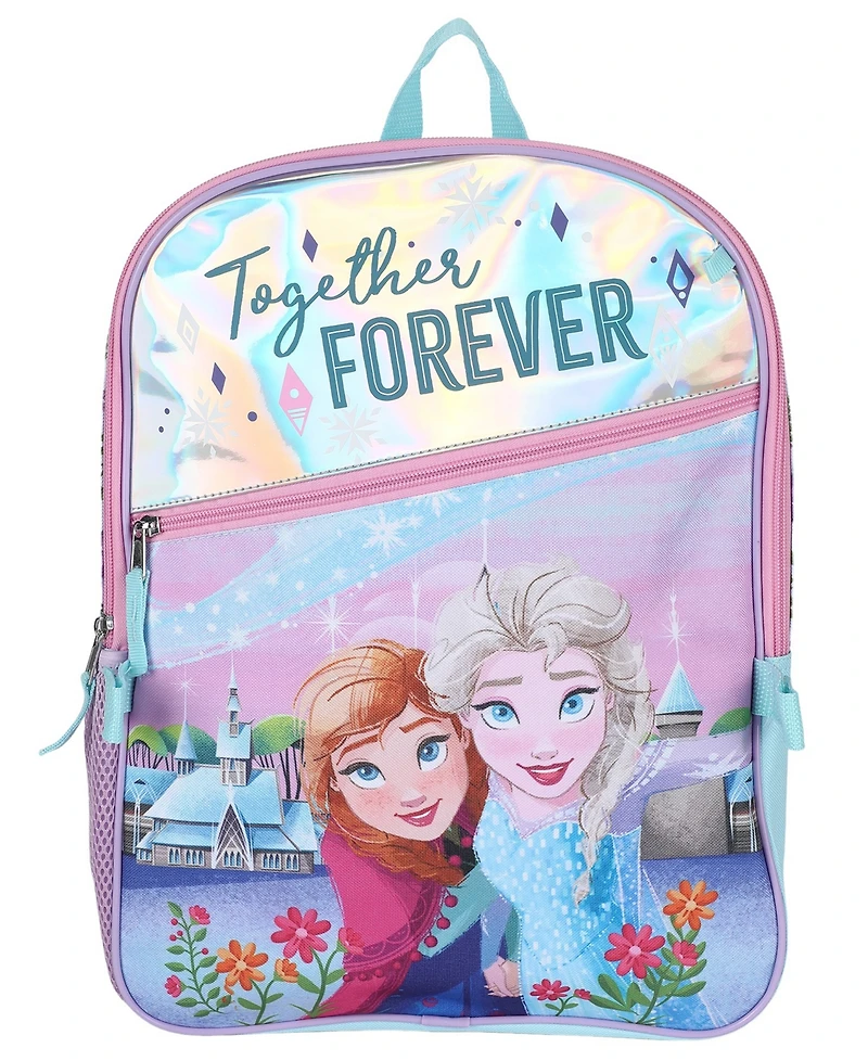 Spider-Man Boys' and Girls' Frozen Backpack, Lunch Bag, Pencil Case, Key Chain and Carabiner, 5-Piece Set