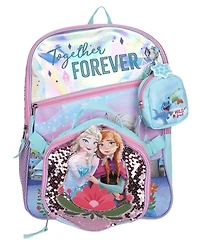 Spider-Man Boys' and Girls' Frozen Backpack, Lunch Bag, Pencil Case, Key Chain and Carabiner, 5-Piece Set