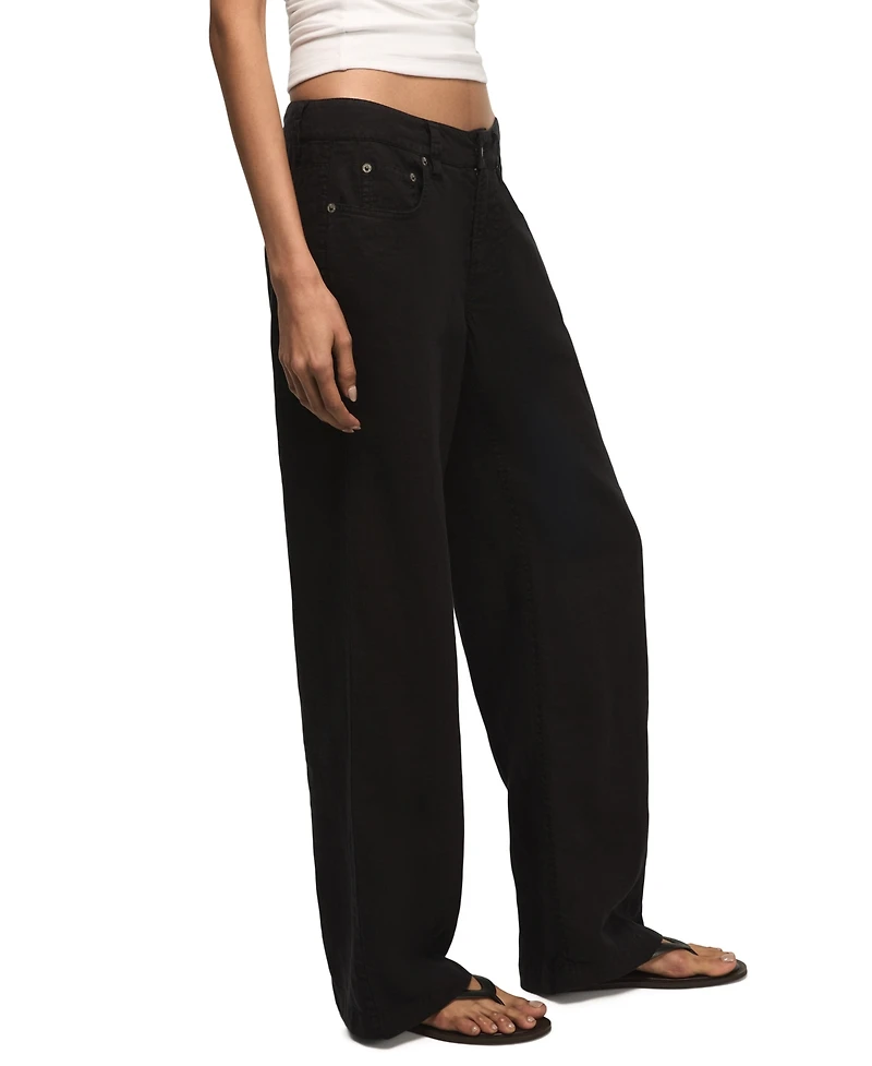 Lucky Brand Women's Baggy Wide Leg Pants
