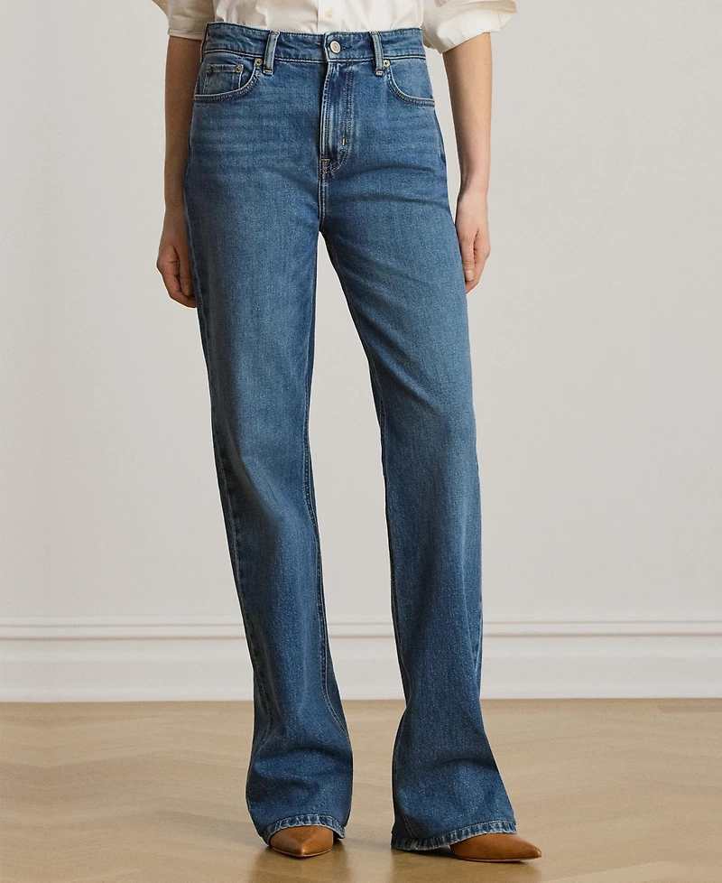 Lauren Ralph Women's High-Rise Straight Jeans