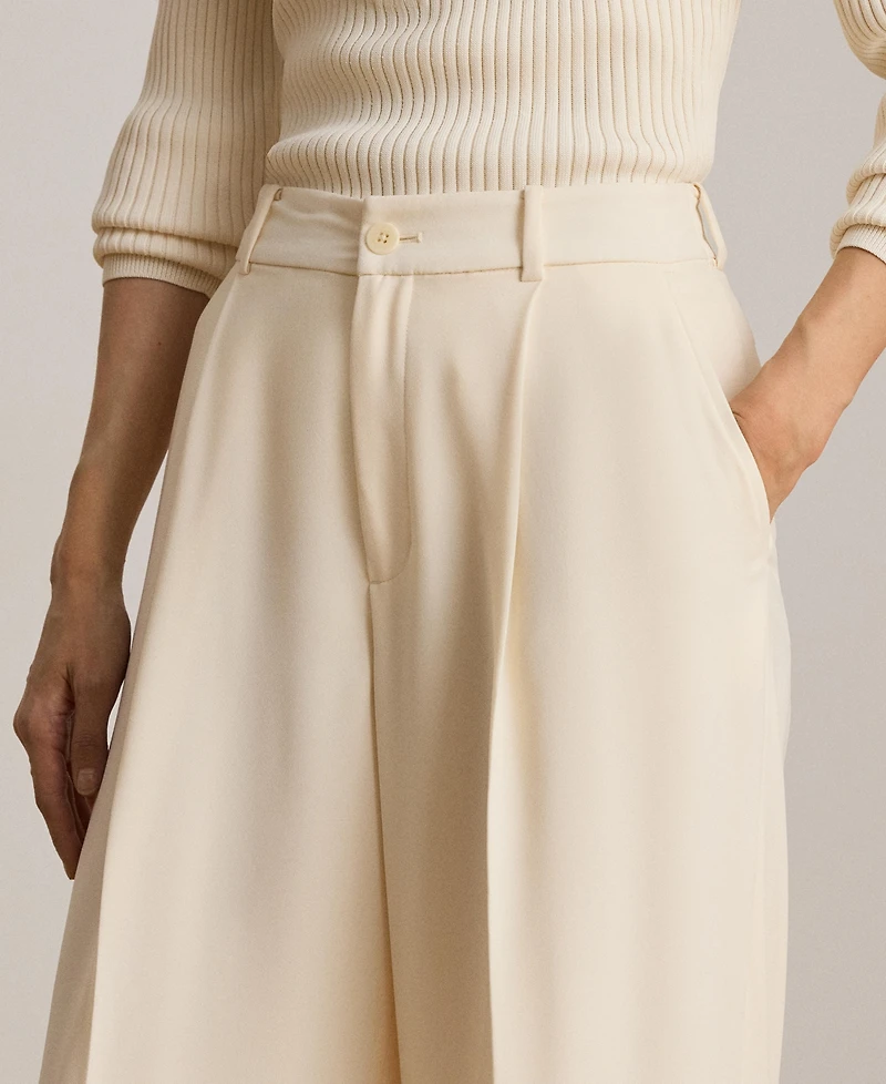 Lauren Ralph Women's High-Rise Wide-Leg Pants