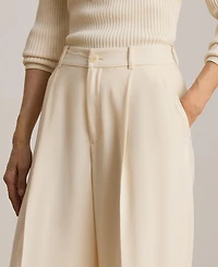 Lauren Ralph Women's High-Rise Wide-Leg Pants