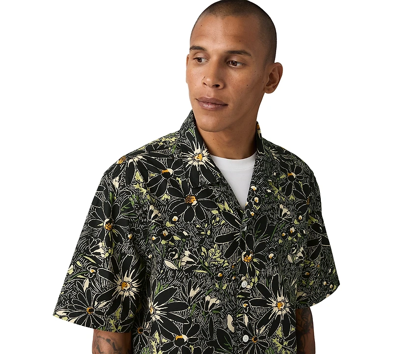 Levi's Premium Men's Short-Sleeve Camp Collar Shirt