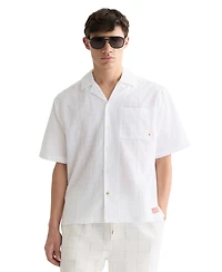 Scotch & Soda Men's Embroidered Short-Sleeve Shirt