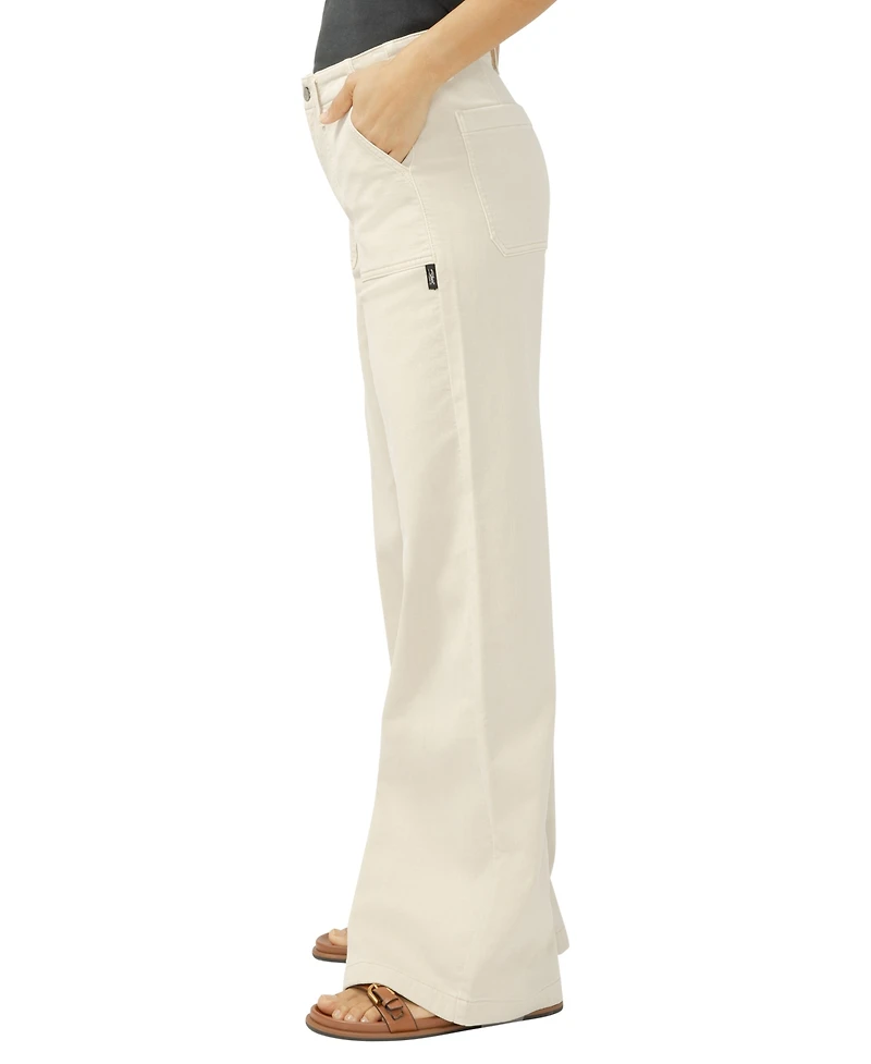 Silver Jeans Co. Women's Wide Leg Knit Flex