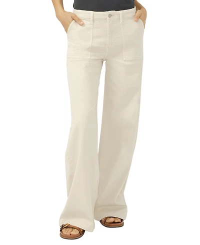 Silver Jeans Co. Women's Wide Leg Knit Flex