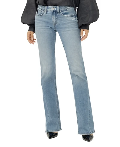 Silver Jeans Co. Women's Suki Mid-Rise Bootcut Luxe Stretch
